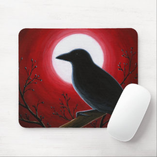 Krähen-Rabe des Vogel-62 Mousepad