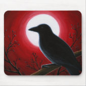 Krähen-Rabe des Vogel-62 Mousepad (Vorne)