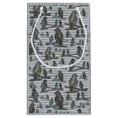 Krähen Raben Crows Geschenk Tüte Party (Rückseite)