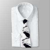 Krähen-/Raben-Foto Krawatte (Gebunden)