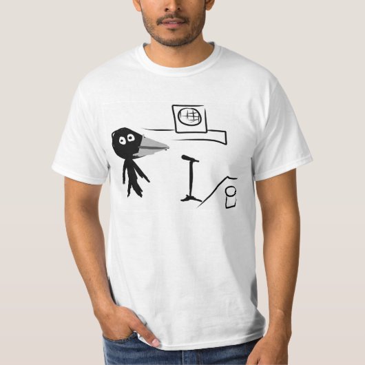 Krähen Sie nachts offene micJamies Verstandim T - T-Shirt (Vorderseite)