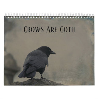 Krähen sind Goth Kalender