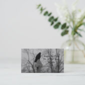 Krähen sind gut visitenkarte (Stehend Vorderseite)