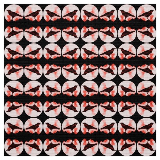 Krähen Stoff (Muster)