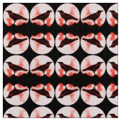 Krähen Stoff (Nahaufnahme)