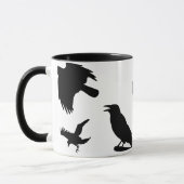 Krähen-Tanz-Kaffee-Tasse Tasse (Links)
