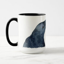Krähen-Tasse mit Personalisierung