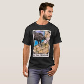 Krähen-Totem-Bote T-Shirt (Vorne ganz)