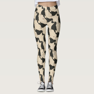 Krähen- und Herzleggings Leggings