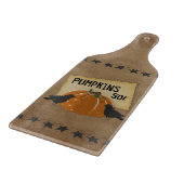 Krähen und Kürbisglas-Schneidebrett Schneidebrett (Ecke)