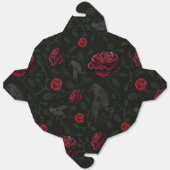 Krähen und Rose Geschenkschachtel (Ungefaltet)