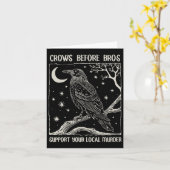 Krähen vor Bros unterstützen Ihren lokalen Mord Fu Karte (Gelbe Blume)