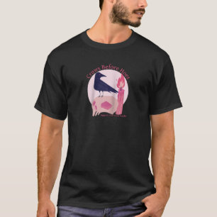 Krähen vor den Häusern unterstützen Ihre lokale Mu T-Shirt