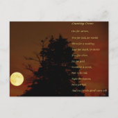 Krähen zählen postkarte (Vorderseite)