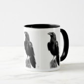 Krähencafétasse Tasse (VorderseiteRechts)