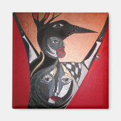 Krähenfeier Magnet (Vorne)