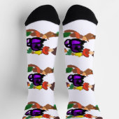 Krähenherbstwind Socken (Oben)