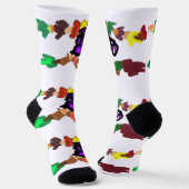 Krähenherbstwind Socken (Gewinkelt)