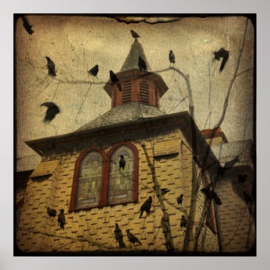 Krähenkirche Poster (Vorne)