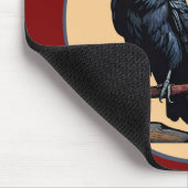 Krähenmord lustiger Comic Mousepad (Ecke)