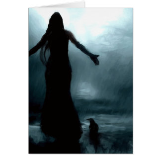 Krähenraben-Regenwasser der keltischen Göttin