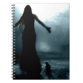 Krähenraben-Regenwasser der keltischen Göttin Notizblock (Vorderseite)