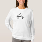 KRAHS ENTWURFS-LOGO-DAMENHOODIE T-Shirt (Vorderseite)