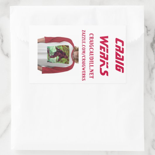 KRAIGWERKS RECHTECKIGER AUFKLEBER (Tasche)