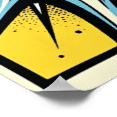 KRAK! Pop Art Comic Explosionspopster Poster (Ecke)