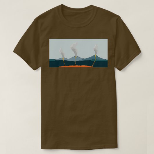 Krakatoa Eruption T-Shirt (Design vorne)