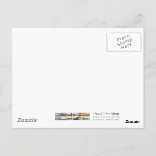 Krakau, alte Stadt, Polen, Schwarzweiss-Postkarte Postkarte (Rückseite)