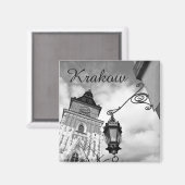 Krakau, Altstadt Rathaus, Polen, Kühlschrankmagnet (Vorderseite/Rückseite)