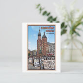 Krakau - Basilica St. Marys Postkarte (Stehend Vorderseite)