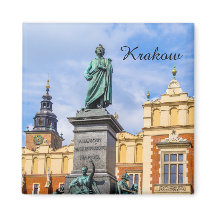 Krakau, Ein Mickiewicz-Denkmal, Polen, Magnet