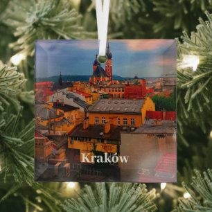 Krakau Europa Polen Polska Altstadt Ornament Aus Glas