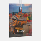 Krakau Europe Polen Altstadt Polens Ornament Aus Glas (Vorderseite Rechts)