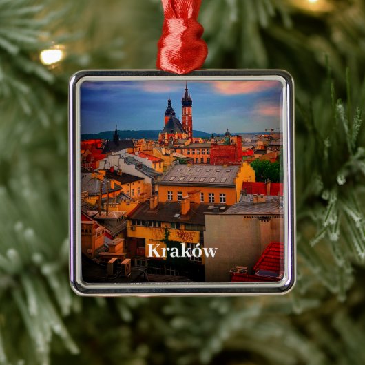 Krakau Europe Polen Altstadt Polens Ornament Aus Metall (Baum)