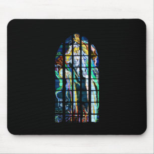 Krakau-Kirche von St- FrancisBuntglas Mousepad