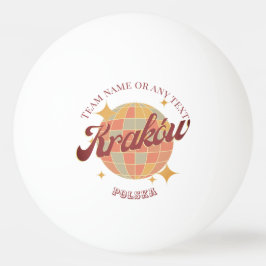 Krakau Kraków City Tischtennis Tischtennisball