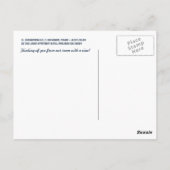 Krakau Luxusmietkarte Postkarte (Rückseite)