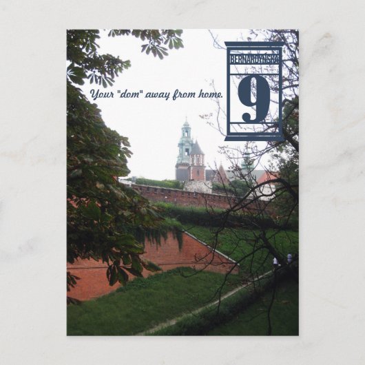 Krakau Luxusmietkarte Postkarte (Vorderseite)