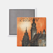 Krakau Magnet (Vorderseite/Rückseite)