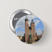 Krakau, Mariacki Kirche, St Mary Kirche, Geschenke Button (Vorne & Hinten)