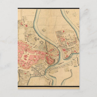 Krakau Polen 1755 Postkarte