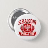 Krakau Polen Button (Vorne & Hinten)