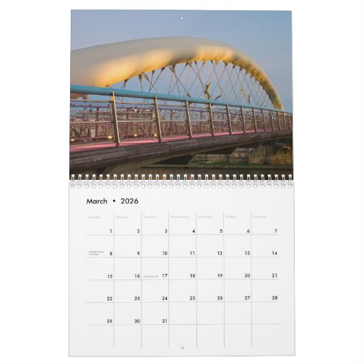 Krakau Polen - Kalender 2024 (Mär 2026)