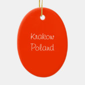 Krakau, Polen Keramikornament (Hinten)