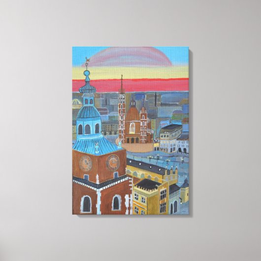 Krakau, Polen Leinwand Art (Vorderseite)