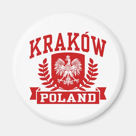 Krakau Polen Magnet (Vorne)