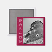 Krakau, Polen Magnet (Vorderseite/Rückseite)